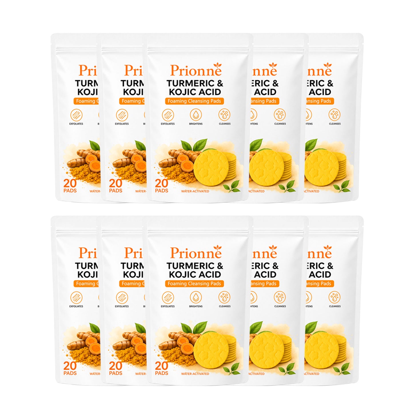 Turmeric & Kojic Acid Cleansing Pads (20 Pads)