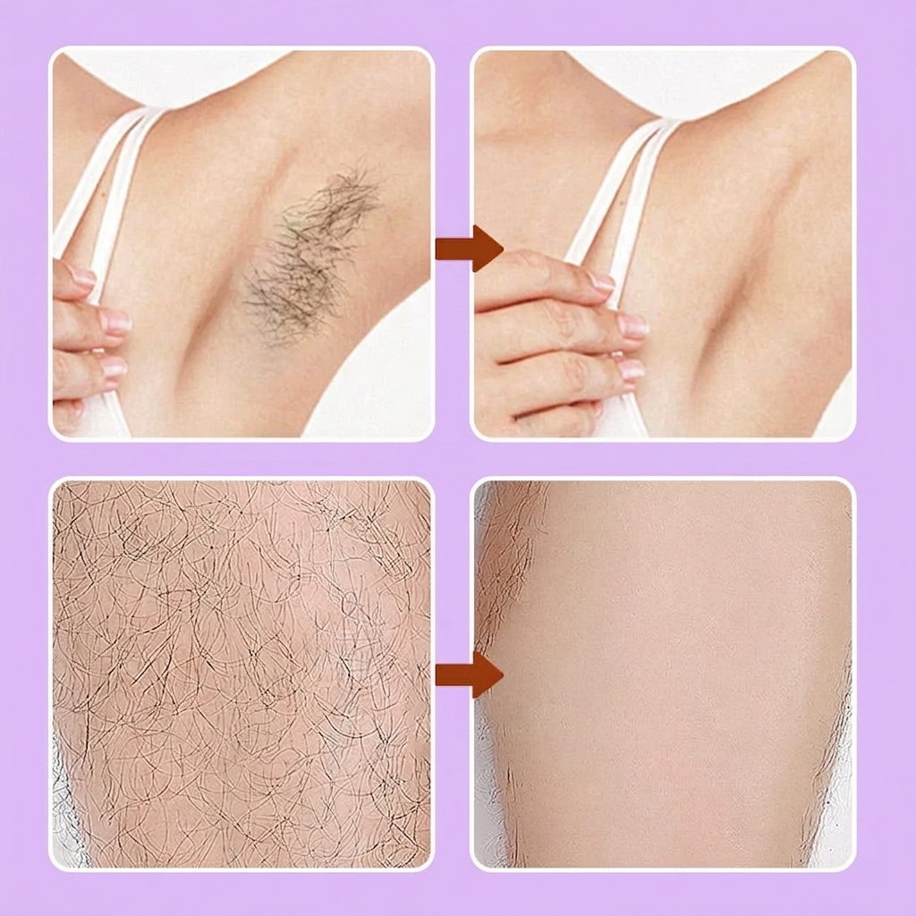 Dermellea Bikini Hair Removal Cream & Mousse Set – Pain-Free, Gentle & Fast for Sensitive Skin