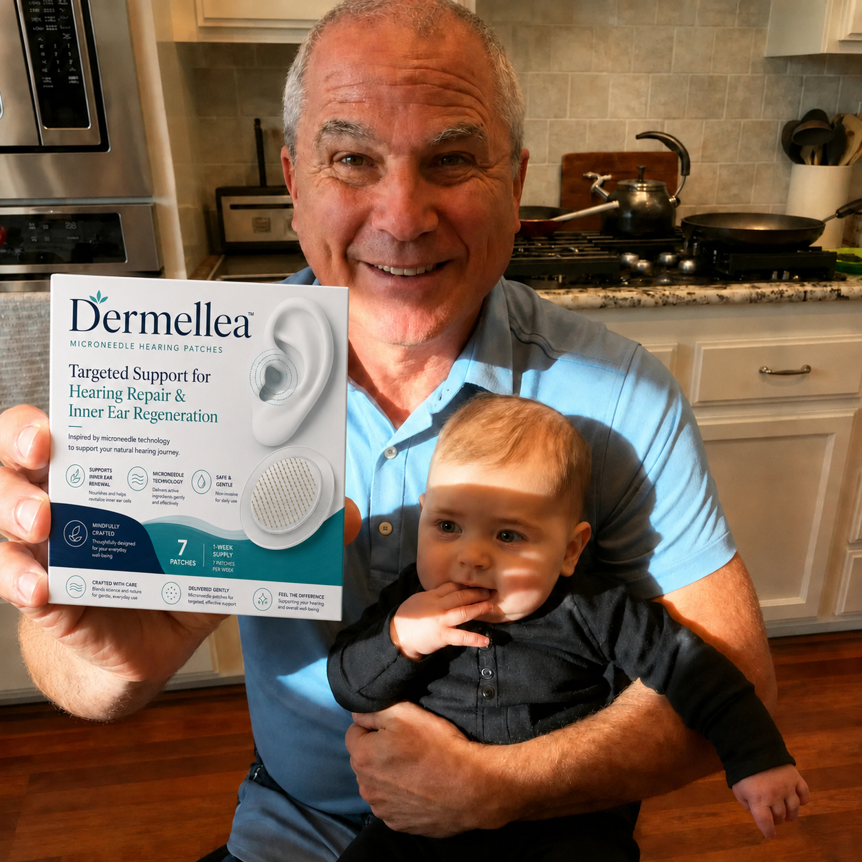 Dermellea™ HEARING REPAIR MICRONEEDLE PATCHES ✅ Targets Hearing Loss, Tinnitus, Ear Infections, Balance Disorders, and Age-Related Ear Degeneration.