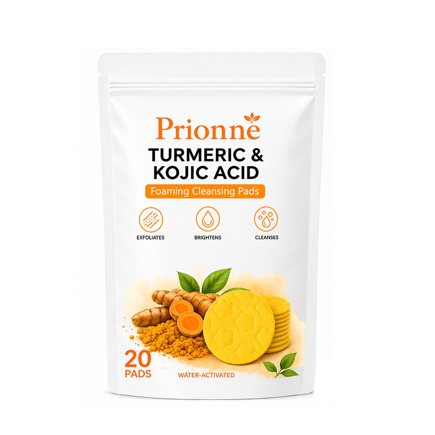 Turmeric & Kojic Acid Cleansing Pads (20 Pads)