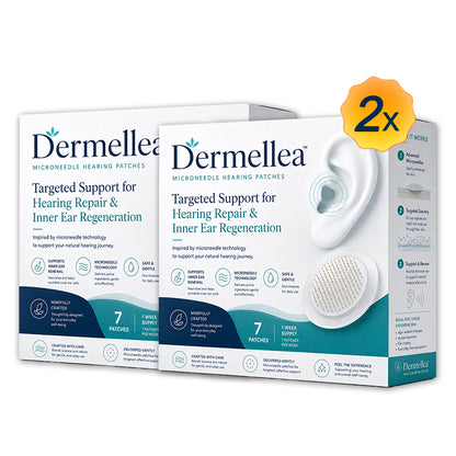 Dermellea™ HEARING REPAIR MICRONEEDLE PATCHES ✅ Targets Hearing Loss, Tinnitus, Ear Infections, Balance Disorders, and Age-Related Ear Degeneration.