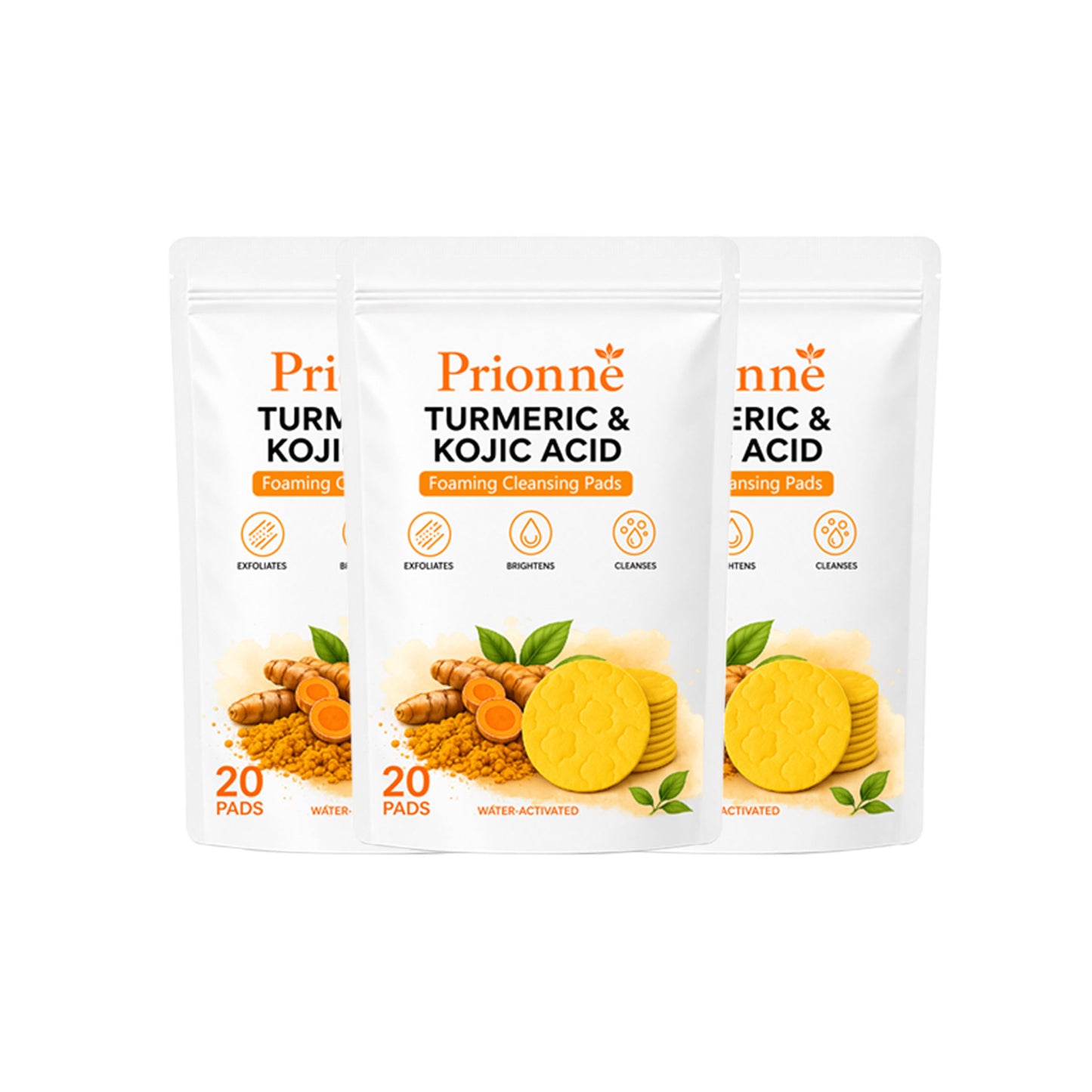 Turmeric & Kojic Acid Cleansing Pads (20 Pads)