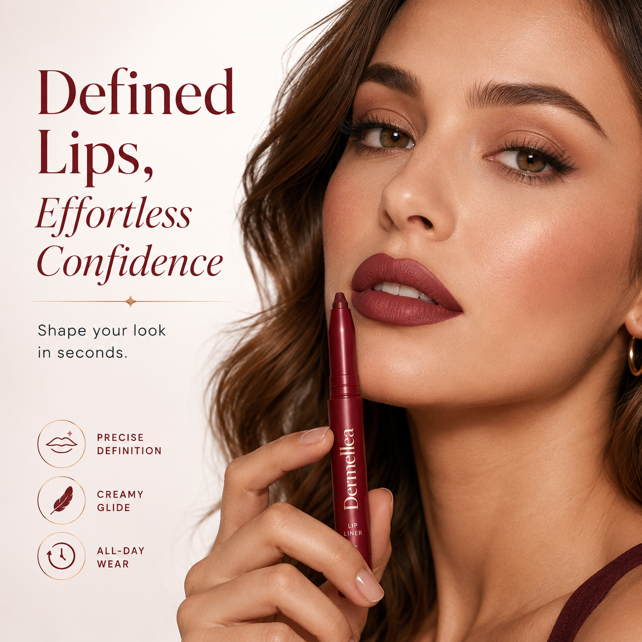 Last Day: Buy 1 Get 1 Free — Dermellea Precision-Glide Lip Liner