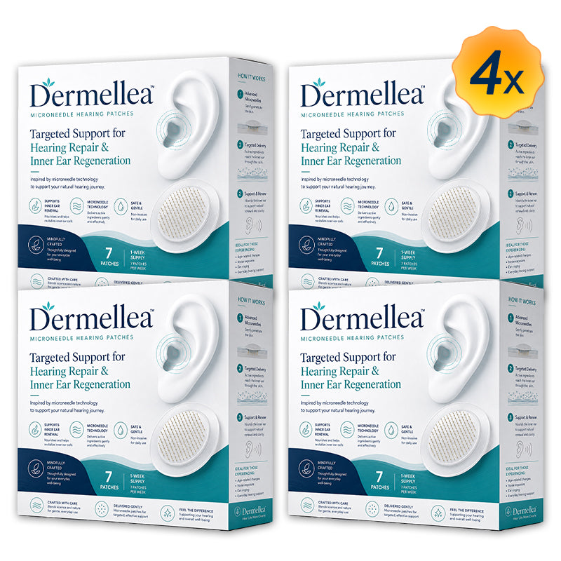 Dermellea™ HEARING REPAIR MICRONEEDLE PATCHES ✅ Targets Hearing Loss, Tinnitus, Ear Infections, Balance Disorders, and Age-Related Ear Degeneration.