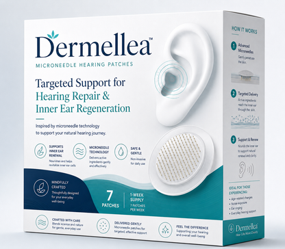 Dermellea™ HEARING REPAIR MICRONEEDLE PATCHES ✅ Targets Hearing Loss, Tinnitus, Ear Infections, Balance Disorders, and Age-Related Ear Degeneration.