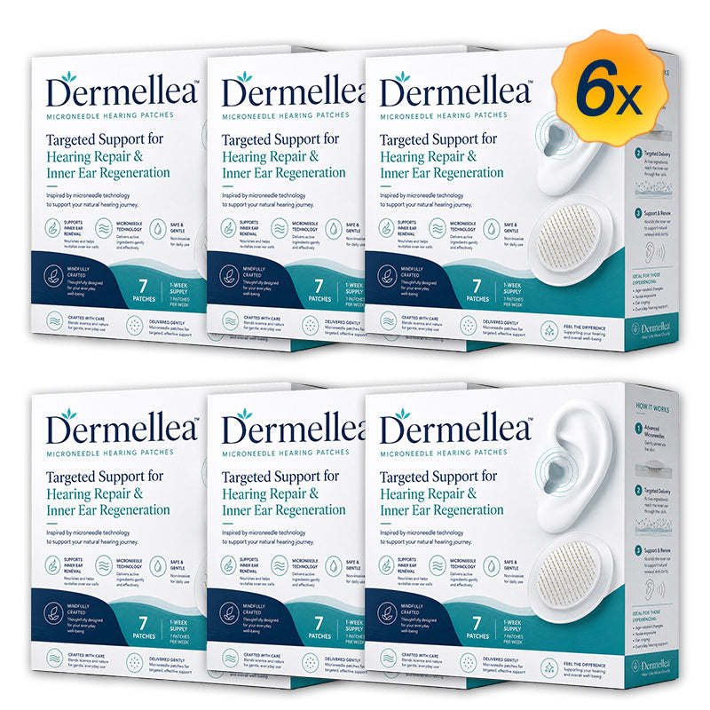 Dermellea™ HEARING REPAIR MICRONEEDLE PATCHES ✅ Targets Hearing Loss, Tinnitus, Ear Infections, Balance Disorders, and Age-Related Ear Degeneration.