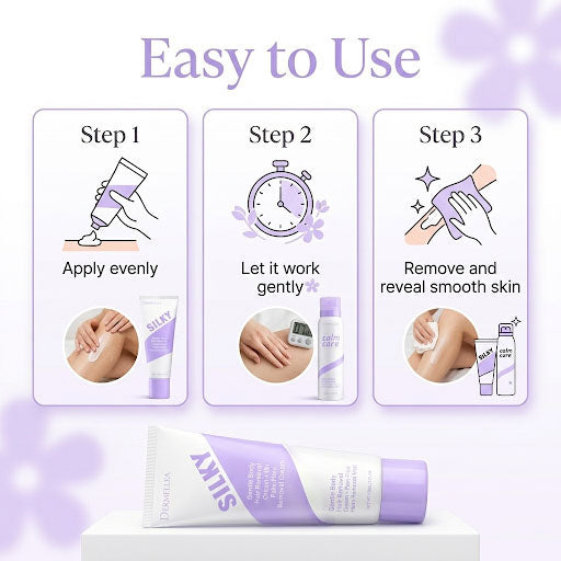 Dermellea Bikini Hair Removal Cream & Mousse Set – Pain-Free, Gentle & Fast for Sensitive Skin