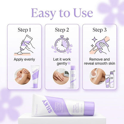 Dermellea Bikini Hair Removal Cream & Mousse Set – Pain-Free, Gentle & Fast for Sensitive Skin