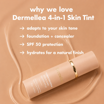 Dermellea 4-in-1 Color Changing Foundation Serum