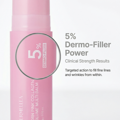 Dermellea Pink Collagen Plumping Multi Balm – Firm, Smooth & Youthful Skin